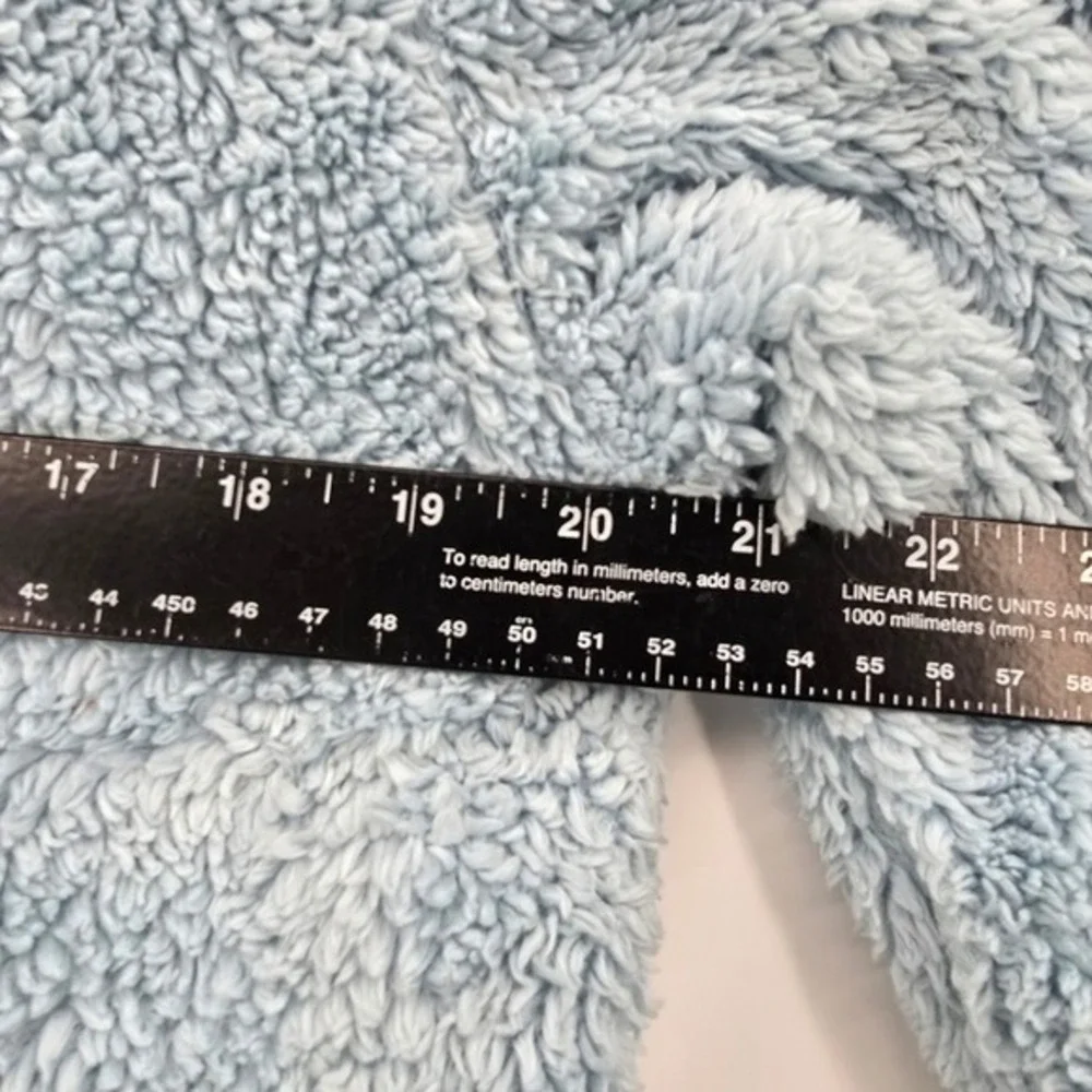Eddie Bauer Kids‎ Blue Fleece Hooded Jacket Full Zip Up Soft Cozy XL